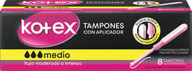 Tampon Kotex Medio 8 unid