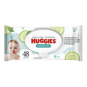 Toallitas Húmedas Huggies Cuidado 4 en 1 - 48 unid