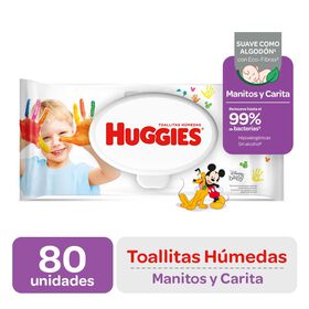 Toallitas Humedas Huggies Manitos y Carita 80 unid