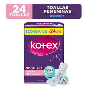 Toalla Higiénica Kotex Nocturna Planet 24 unid